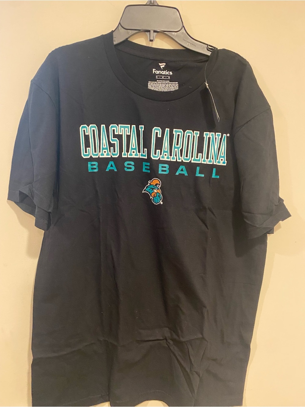 Fanatics Coastal Carolina Baseball Black Tee
